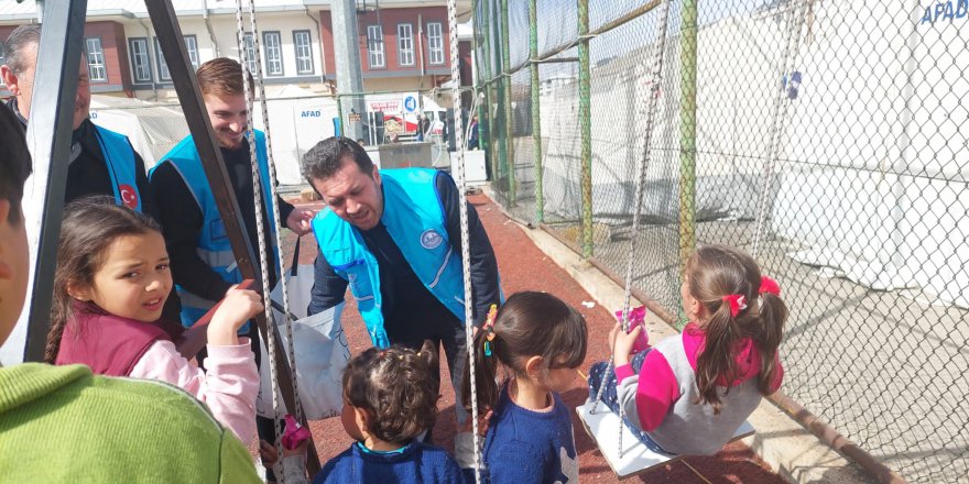 DEPREM BÖLGESİ AFŞİN'DE GÖREVLENDİRİLDİ