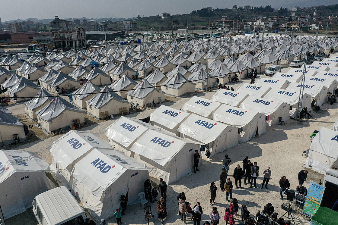 AFAD, 332 NOKTADA ÇADIR KENT KURDU