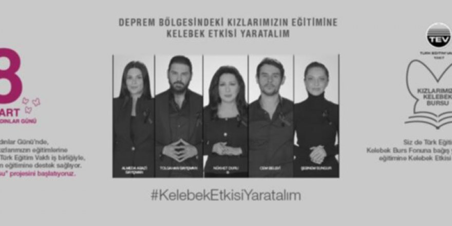 "KIZLARIMIZA KELEBEK BURSU"