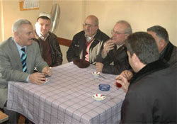 Kaldırım, esnaf ile buluştu