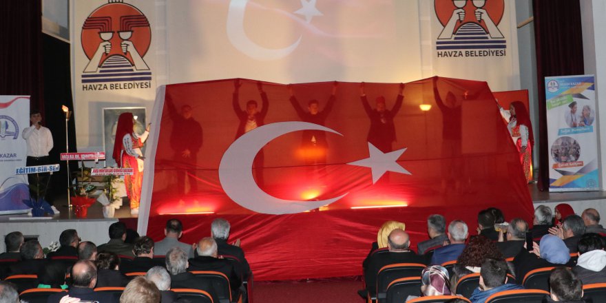 SAMSUN'DA İSTİKLAL MARŞI'NIN KABULÜNÜN 102. YIL DÖNÜMÜ KUTLANDI