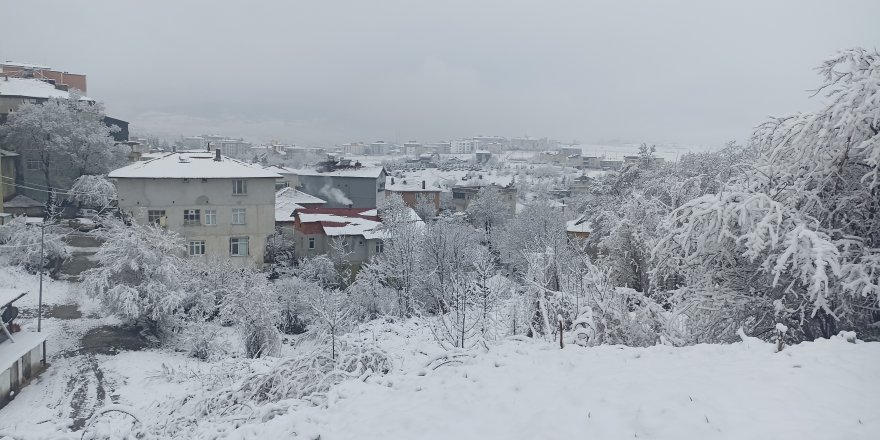 SAMSUN'DA KAR YAĞIŞI ETKİLİ OLDU