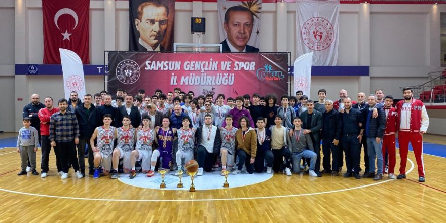 BASKETBOLDA ŞAMPİYON SAMSUNSPOR