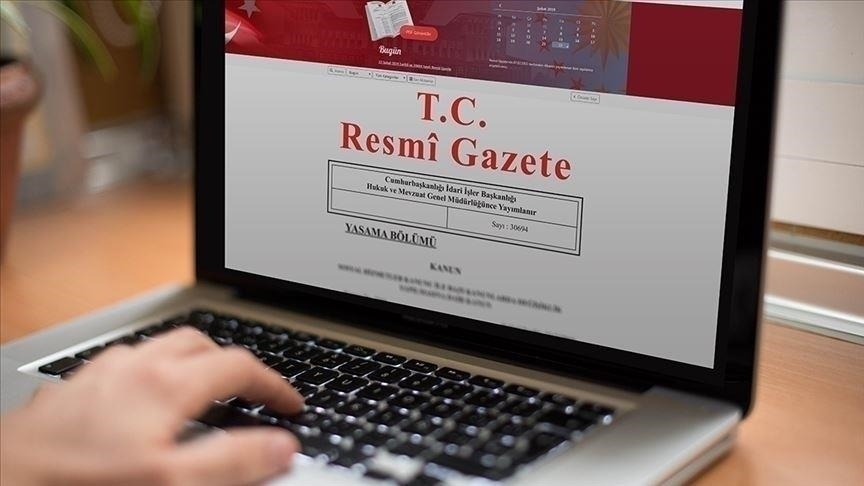 CUMHURBAŞKANI KARARLARI RESMİ GAZETE'DE