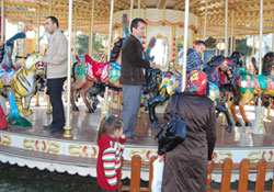 Samsunlular parklara akın etti