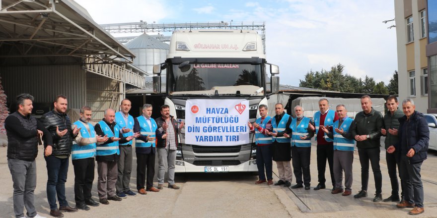 DEPREM BÖLGESİNE 38 TON UN YARDIMI