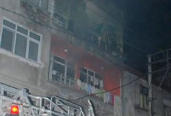 Yangın korkuttu