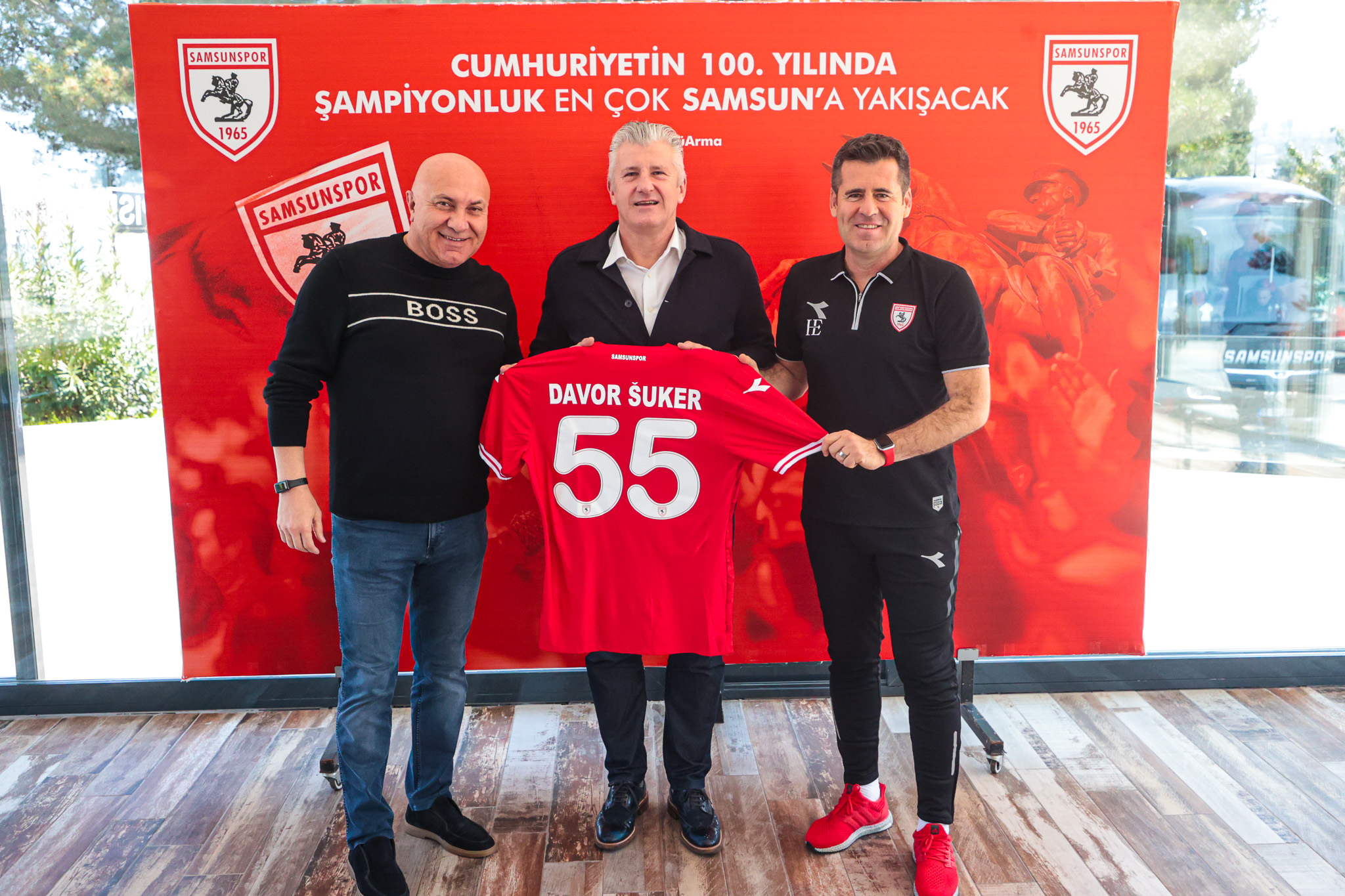 DAVOR SUKER SAMSUNSPOR'U ZİYARET ETTİ