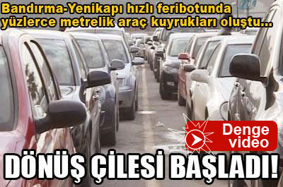 Dönüş çilesi başladı!