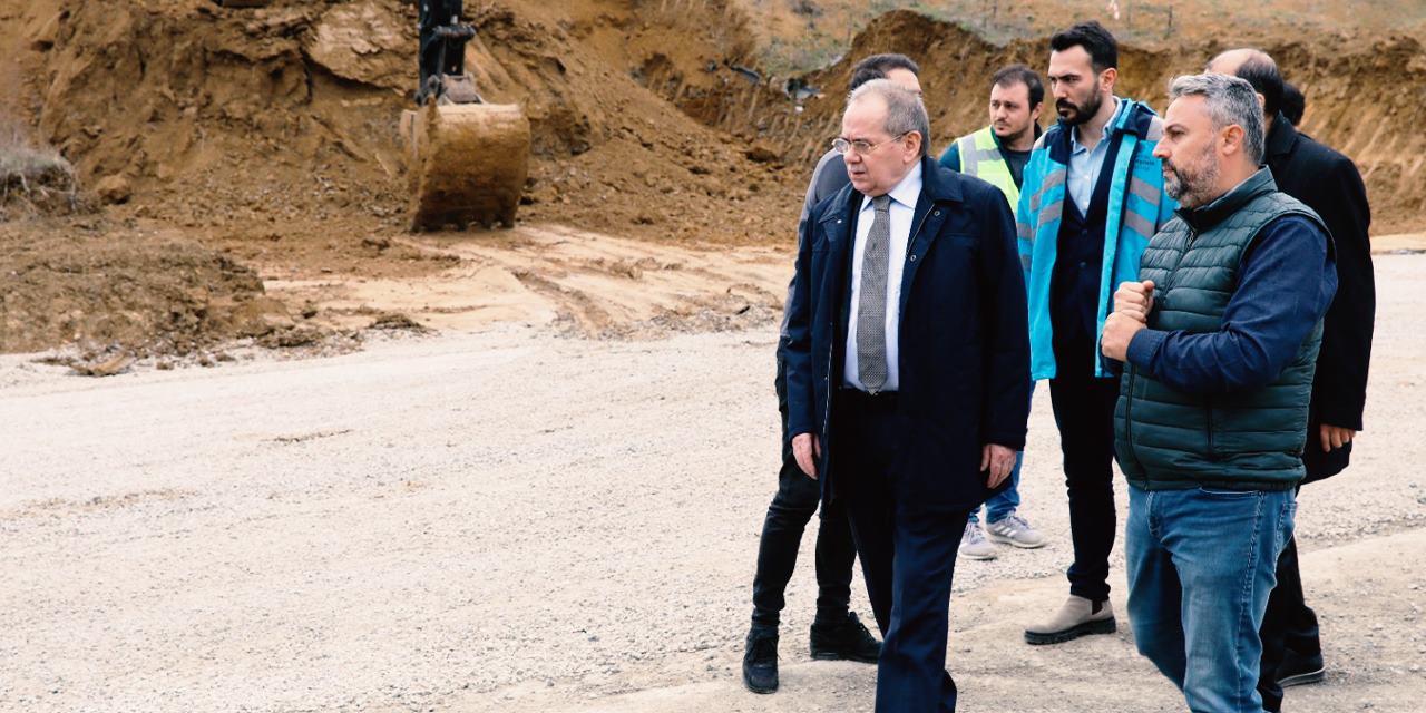 Çalışmaları yerinde inceledi