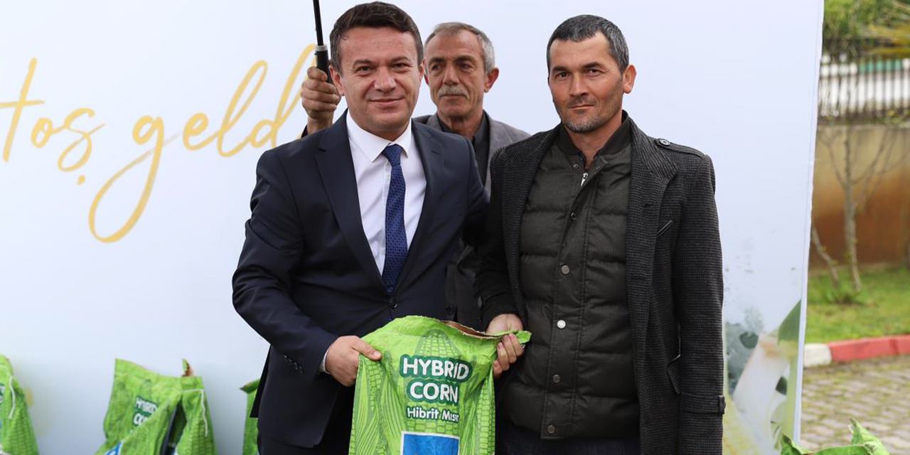 Çiftçilere mısır tohumu desteği