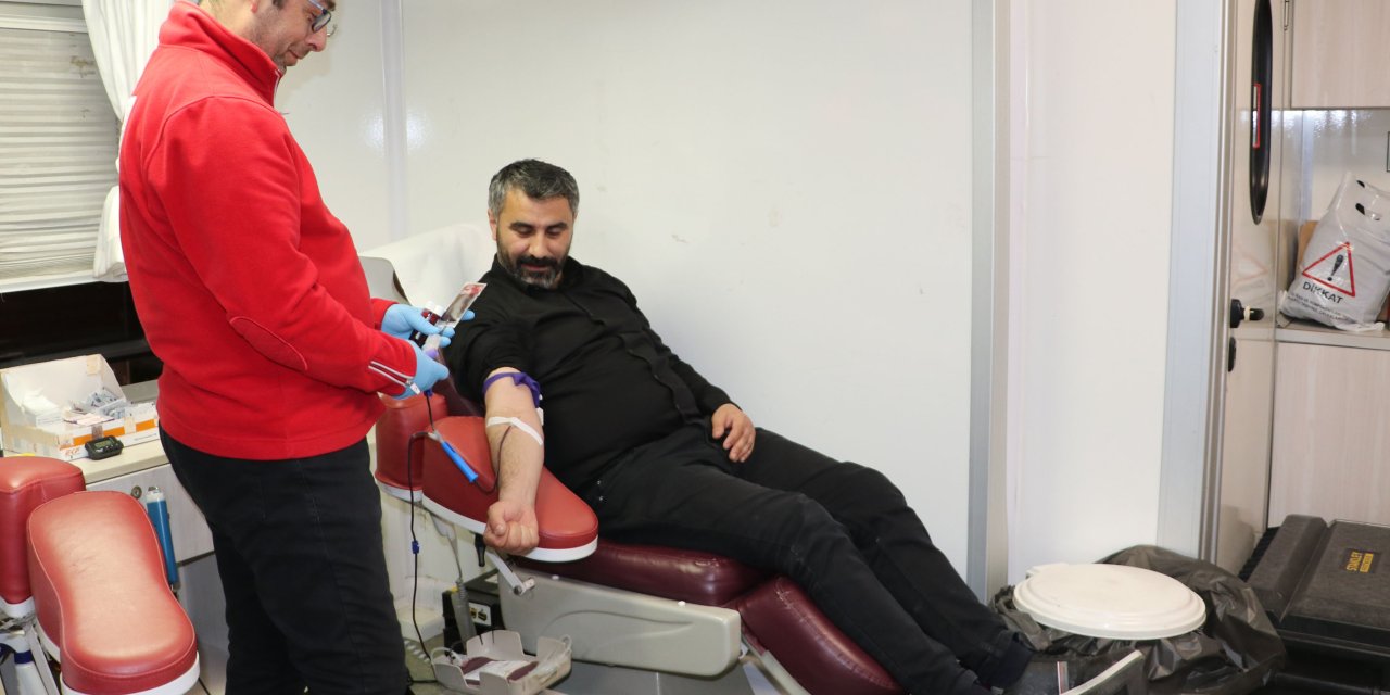 83 ünite kan bağışı toplandı