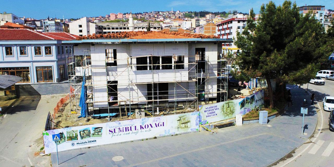 Sümbül Konağı inşaatı devam ediyor