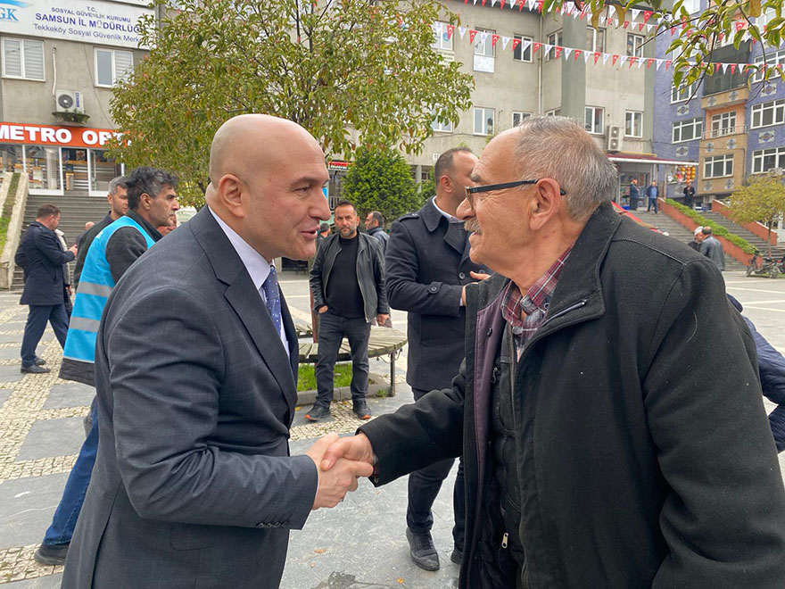 USTA CANİK VE TEKKEKÖY'DE VATANDAŞLARLA  BULUŞTU