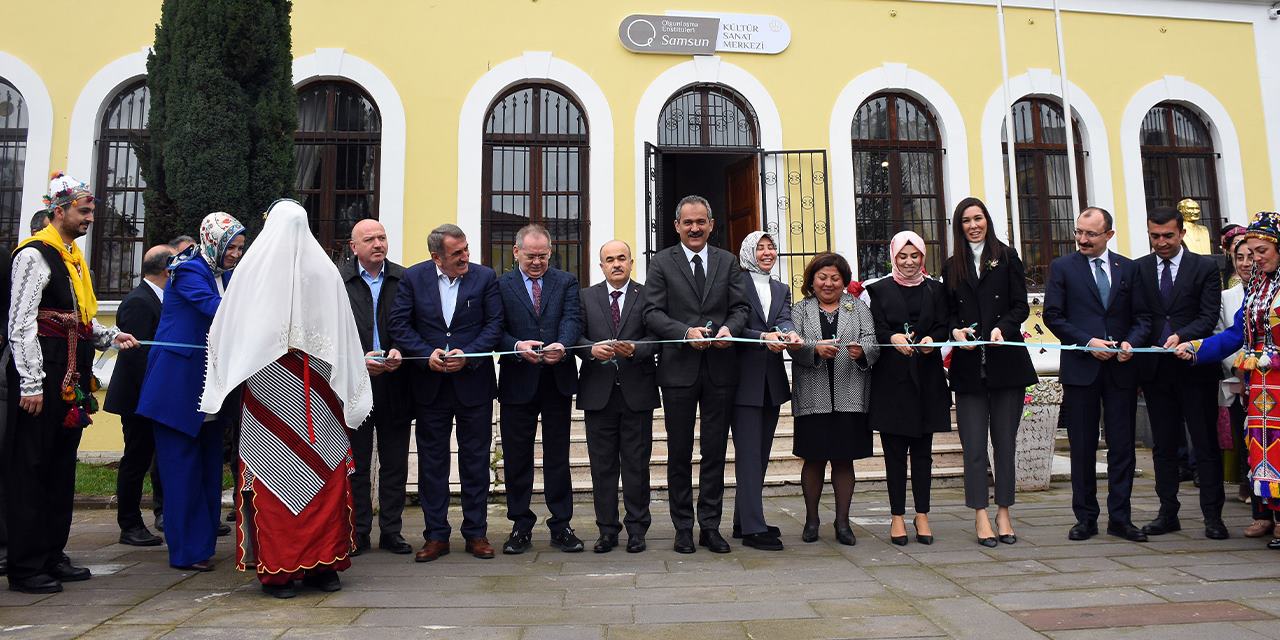 Samsun Olgunlaşma Enstitüsü ve Sanat Merkezi açıldı