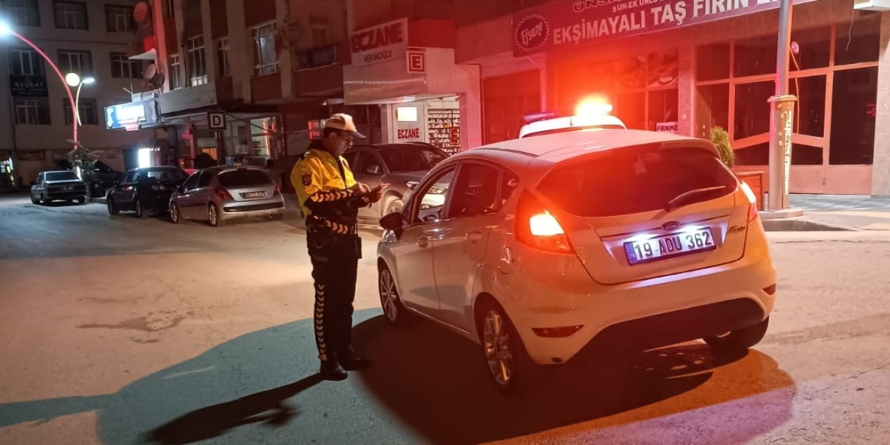 Polis ekipleri denetim yaptı