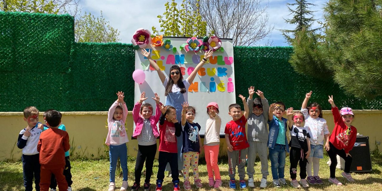 Anaokulu öğrencileri için yaz şenliği düzenlendi