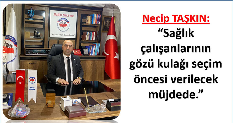 Sağlık çalışanlarının gözü kulağı müjdede