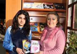 Öğrenci ödüllendirildi