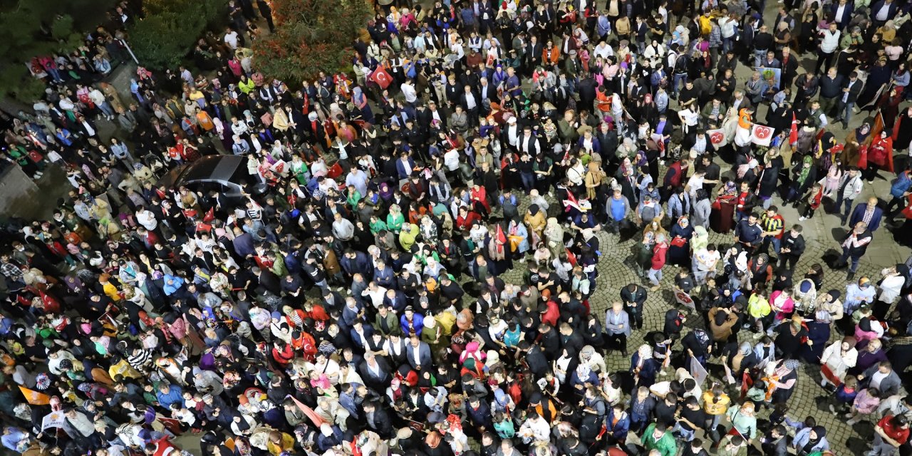 Çarşambalı vatandaşlar büyük bir coşkuyla kutladı