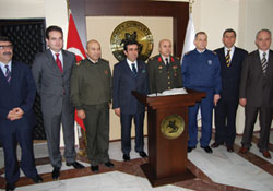 MGA Komutanı Samsun'da