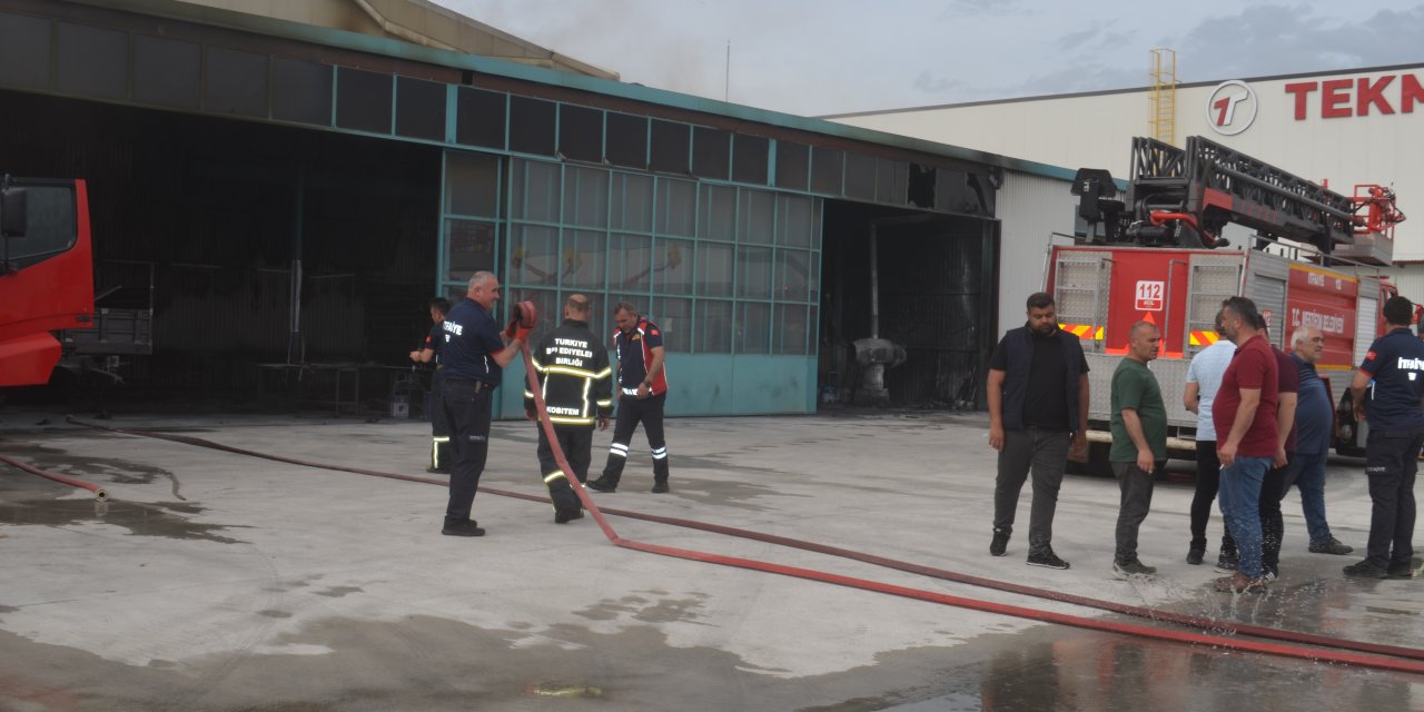 Dumandan etkilenen 8 kişi hastaneye kaldırıldı