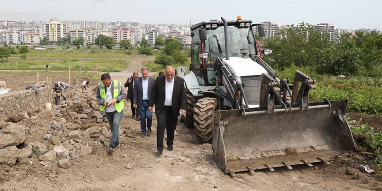 Çalışmaları yerinde inceledi