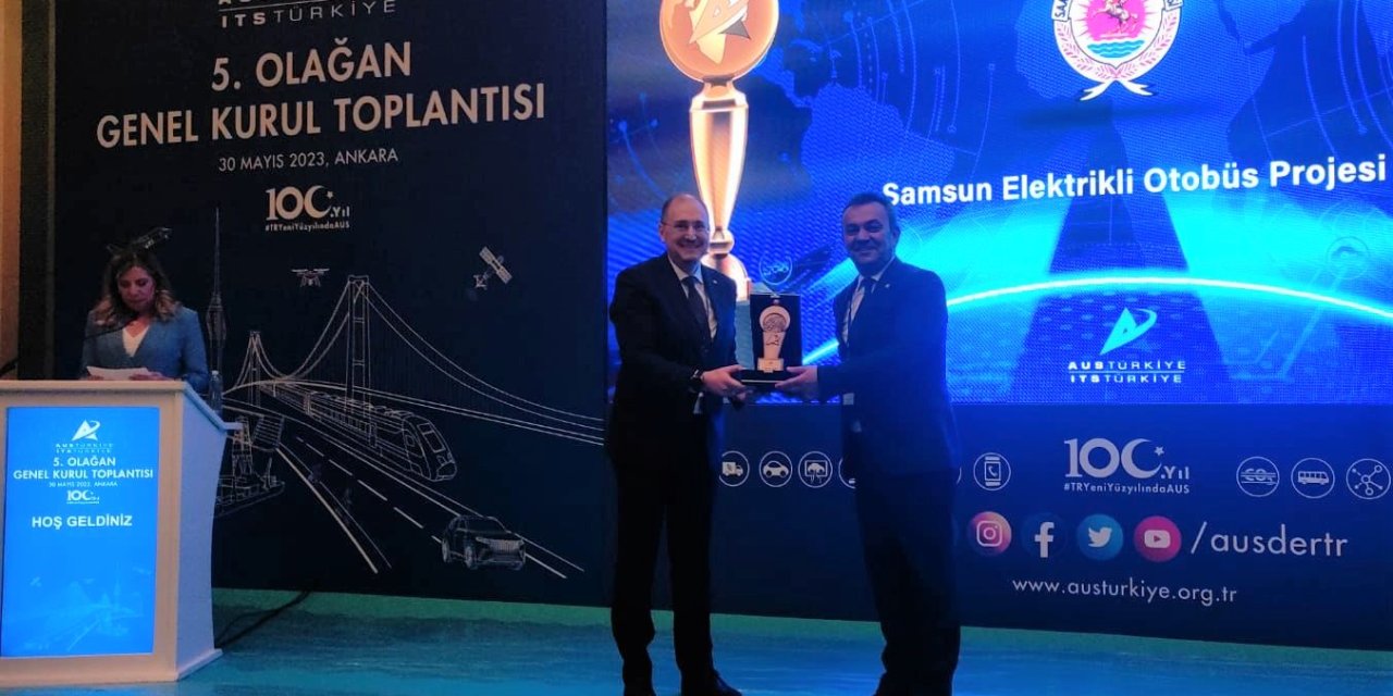 Elektrikli Otobüs Projesi ödül aldı