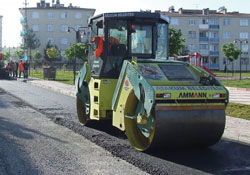 Atakum asfalt mesaisinde