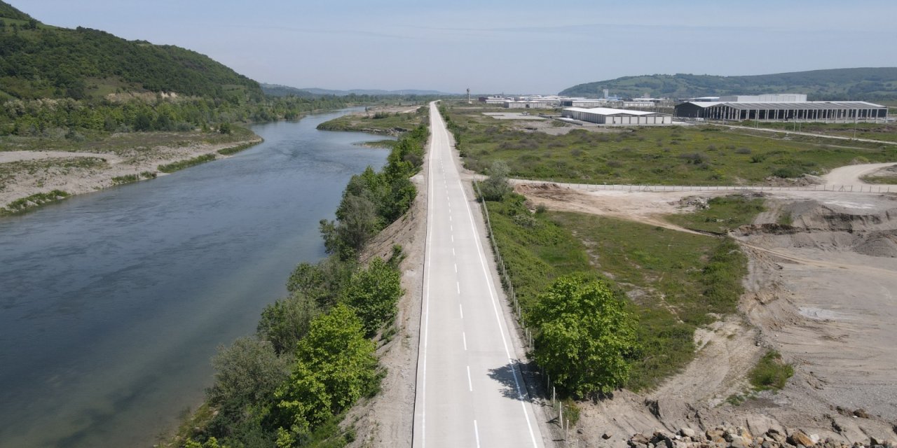 5.5 kilometrelik yol çalışması tamamlandı