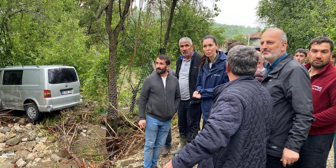 AK Parti'li Karaaslan Ladik'i ziyaret etti