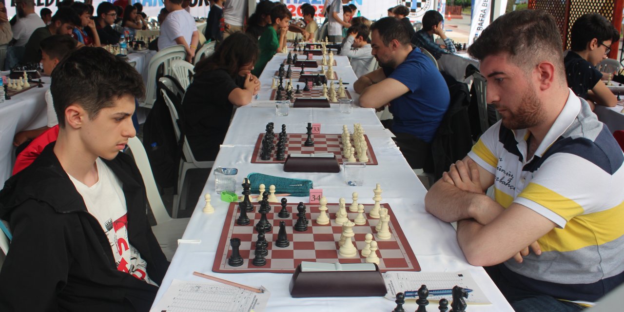 Bafra'da satranç turnuvası düzenlendi