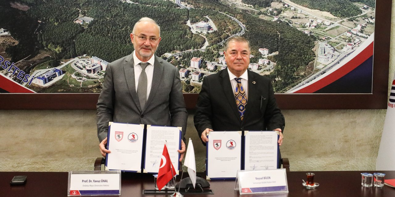 Samsunspor ve OMÜ arasında protokol imzalandı