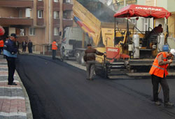 Asfalt çalışmaları sürüyor