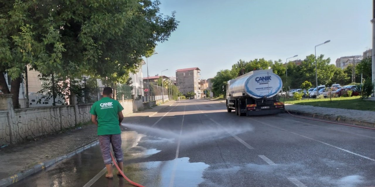 Bayram hazırlıkları Canik’te son sürat