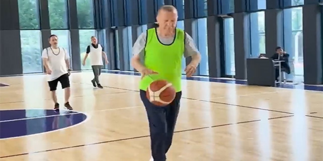 Basketbol oynadığı video paylaşıldı