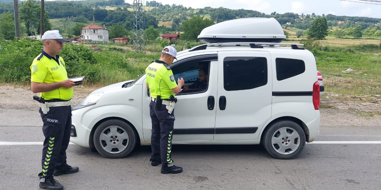 Trafik ekipleri denetim gerçekleştirdi