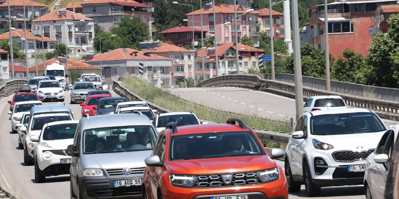 Samsun-Ankara kara yolunda yoğunluk