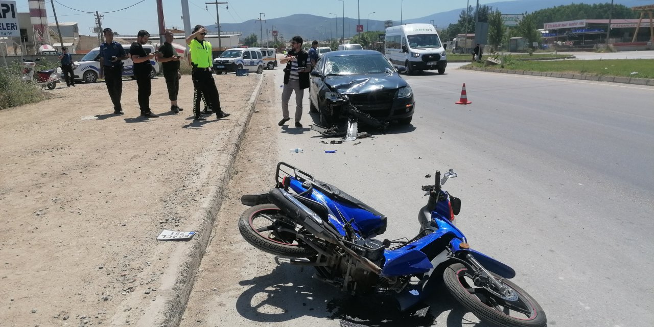 Motosiklet sürücüsü hayatını kaybetti