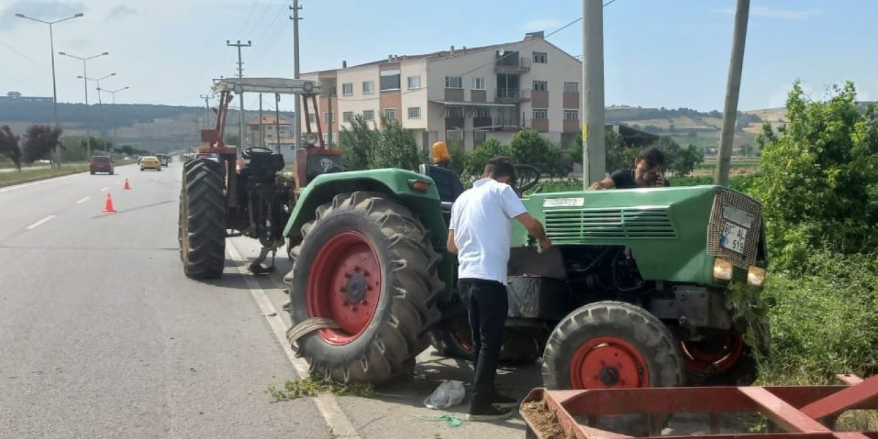 Trafik kazasında 2 kişi yaralandı