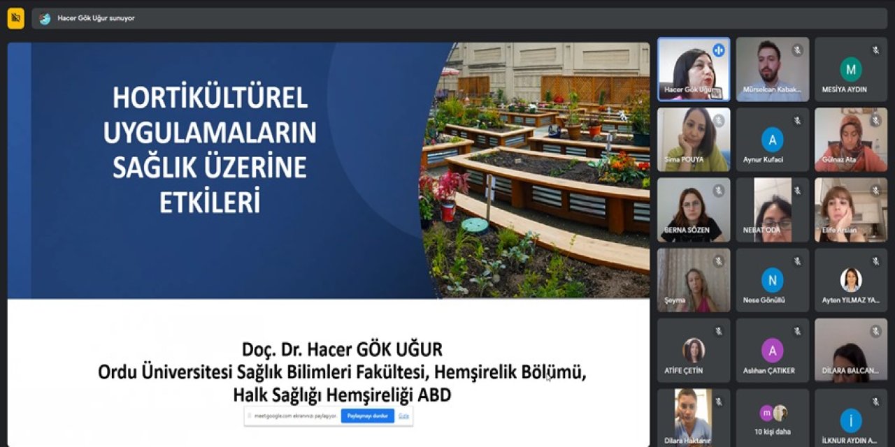 OMÜ'de hortikültürel uygulamalar kursu düzenlendi