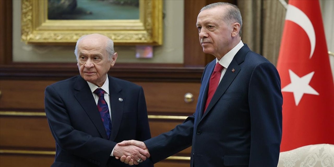 Cumhurbaşkanı Erdoğan, Bahçeli ile görüştü