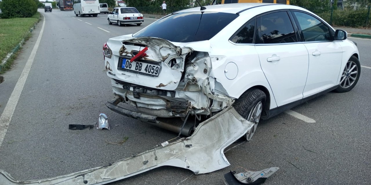 Çarşamba'da trafik kazası: 1’i bebek 2 kişi yaralandı