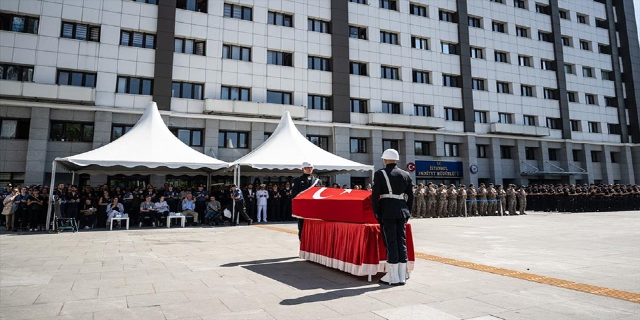 Şehit polis Alp Efe Bekit için tören düzenlendi