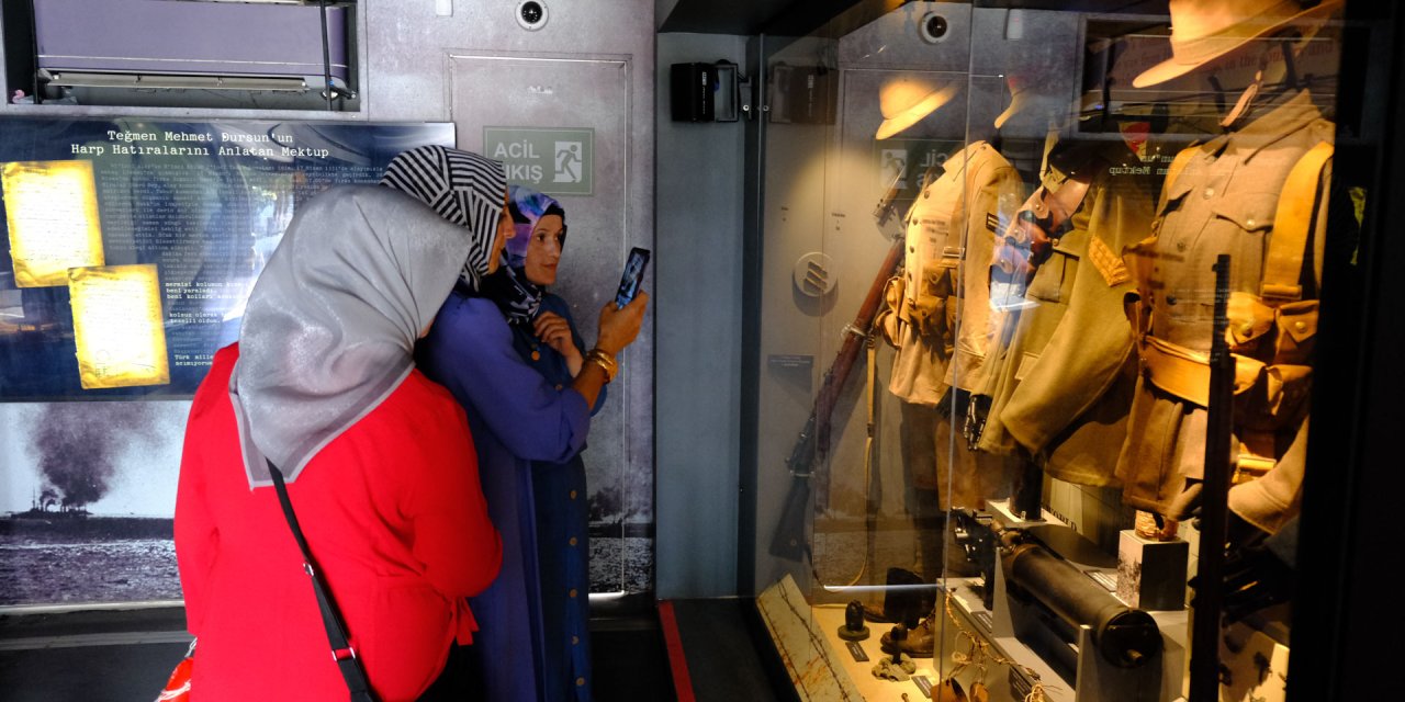 Çanakkale Savaşları Mobil Müzesi’ne yoğun ilgi