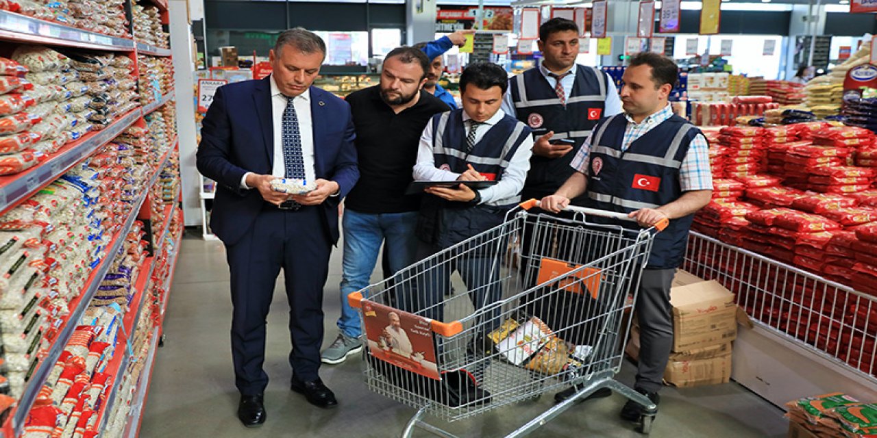 Samsun'daki marketlerde fiyat ve etiket denetimi