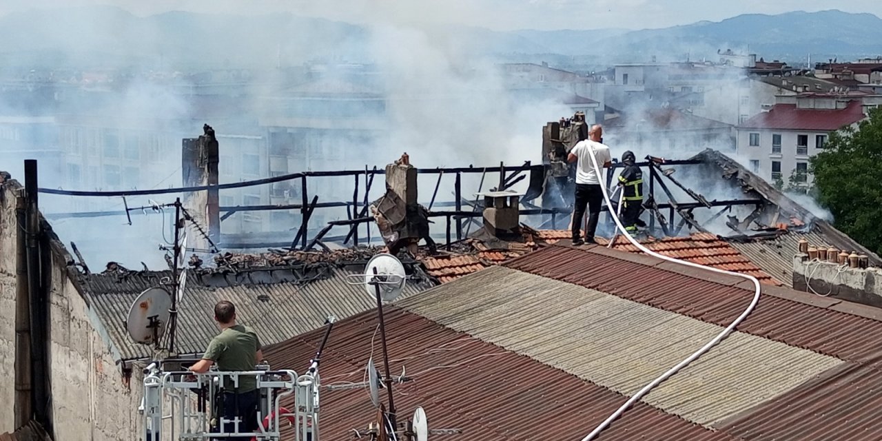 Yangın sonucu kullanılamaz hale geldi