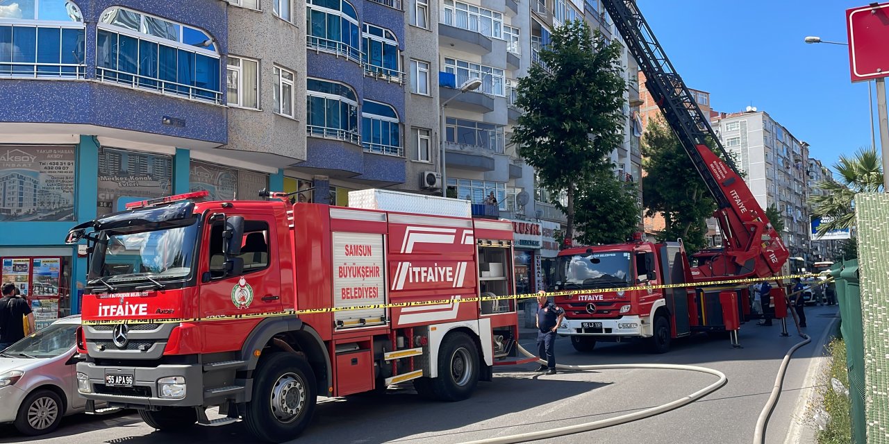 Apartman dairesinde çıkan yangın hasara yol açtı