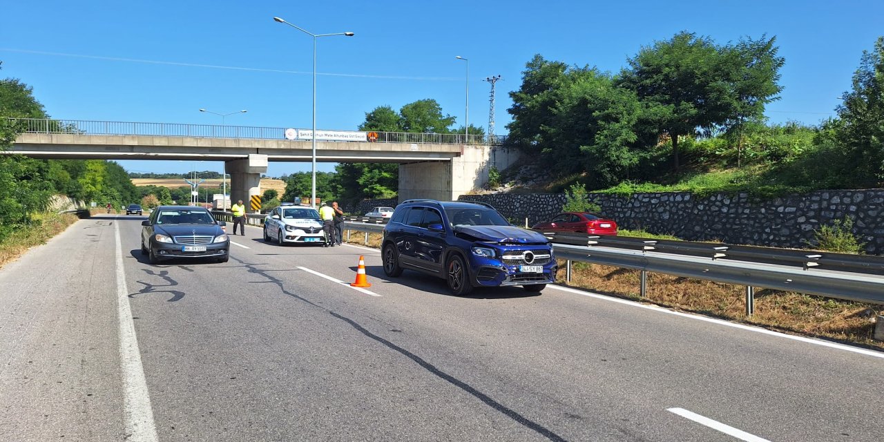 Trafik kazasında 1 kişi yaralandı