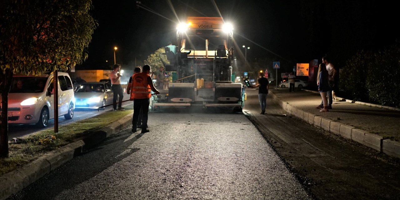 Yenileme çalışmaları gece gerçekleşti